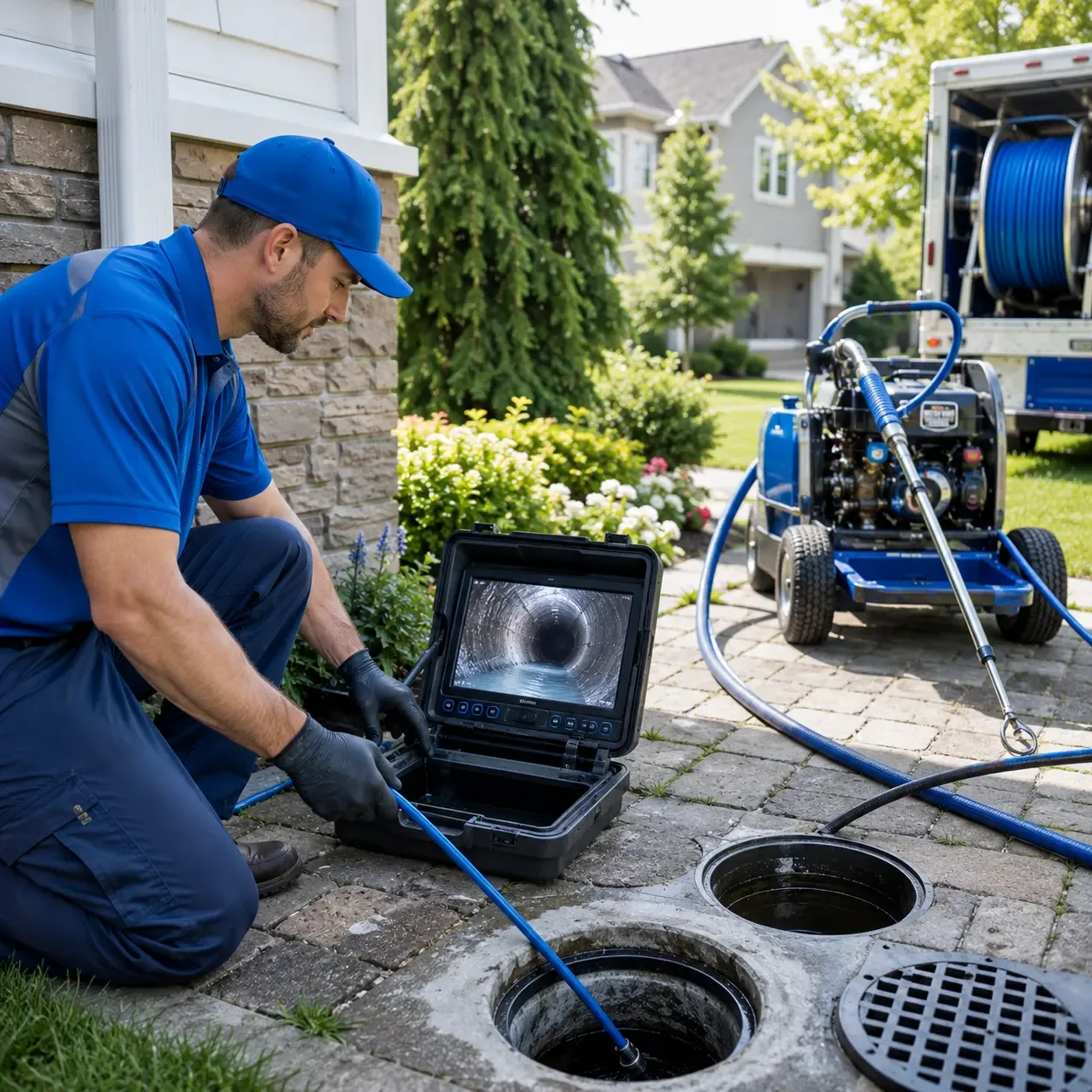Outdoor drain cleaning professionals serving Newbury, VT